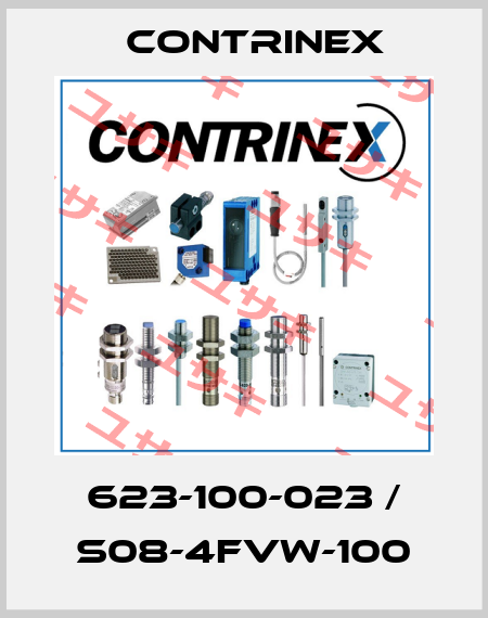 623-100-023 / S08-4FVW-100 Contrinex