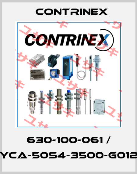 630-100-061 / YCA-50S4-3500-G012 Contrinex