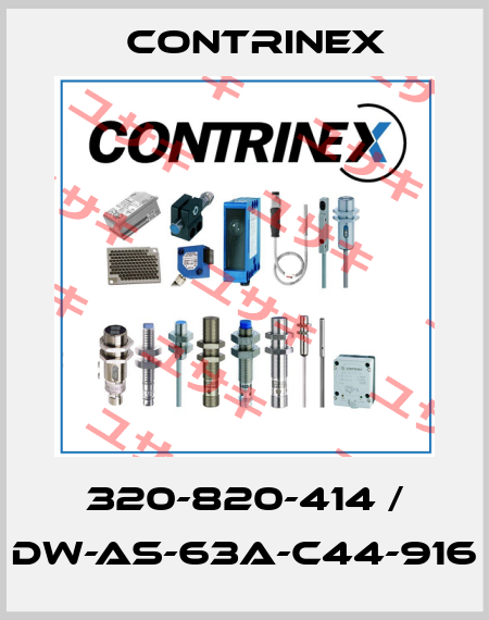 320-820-414 / DW-AS-63A-C44-916 Contrinex