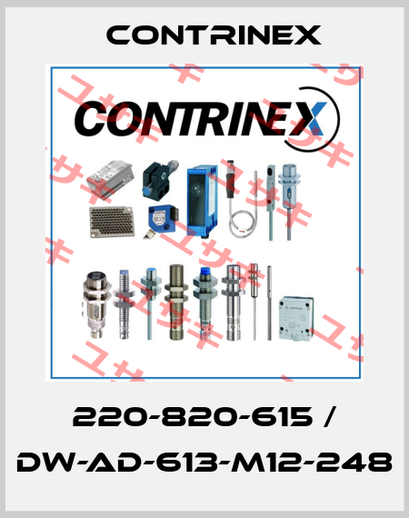 220-820-615 / DW-AD-613-M12-248 Contrinex