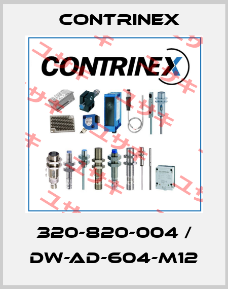320-820-004 / DW-AD-604-M12 Contrinex