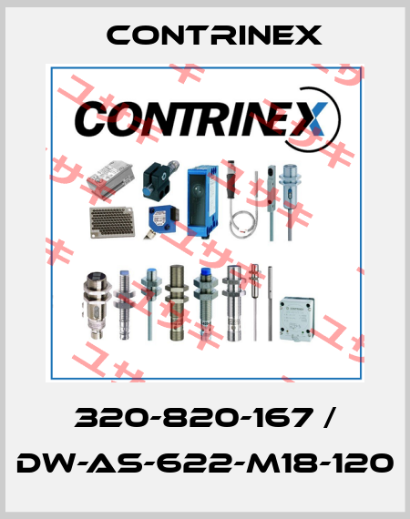 320-820-167 / DW-AS-622-M18-120 Contrinex