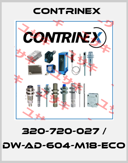 320-720-027 / DW-AD-604-M18-ECO Contrinex