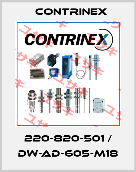 220-820-501 / DW-AD-605-M18 Contrinex