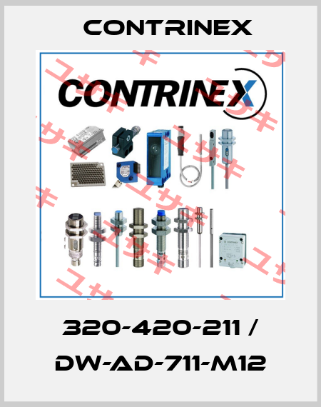 320-420-211 / DW-AD-711-M12 Contrinex
