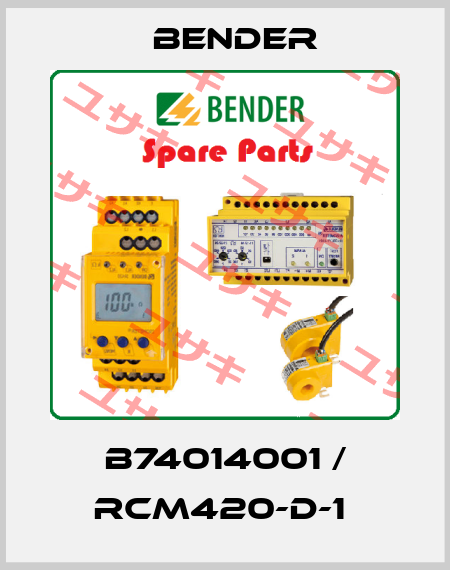 B74014001 / RCM420-D-1  Bender