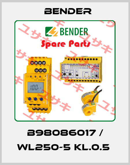 B98086017 / WL250-5 KL.0.5  Bender