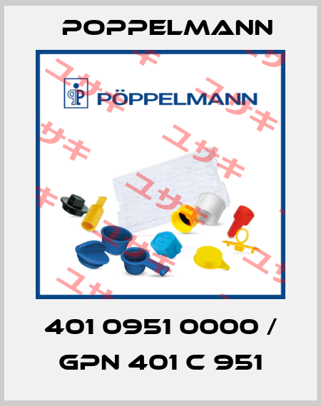 401 0951 0000 / GPN 401 C 951 Poppelmann
