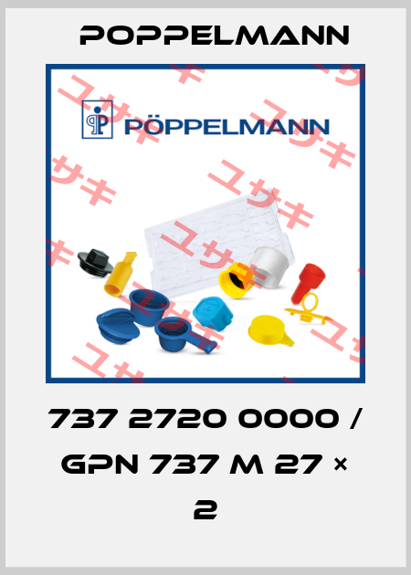 737 2720 0000 / GPN 737 M 27 × 2 Poppelmann