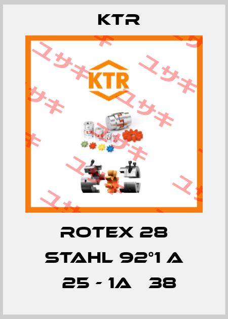 ROTEX 28 STAHL 92°1 A ∅25 - 1A ∅38 KTR