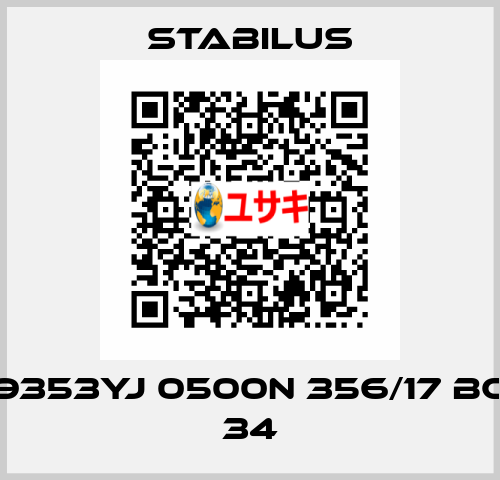 9353YJ 0500N 356/17 BC 34 Stabilus