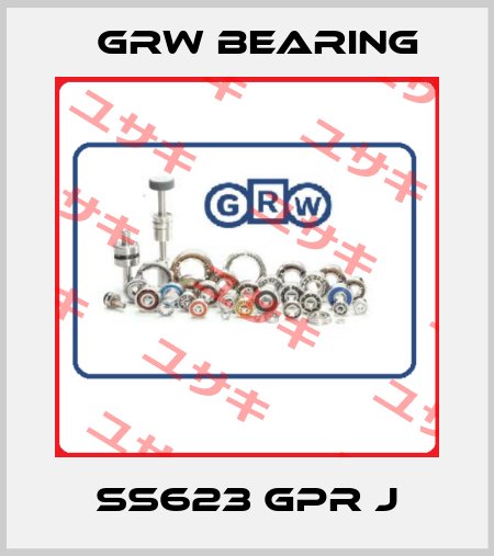 SS623 GPR J GRW Bearing