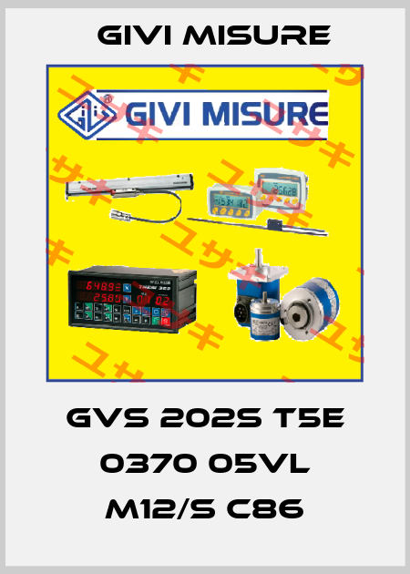 GVS 202S T5E 0370 05VL M12/S C86 Givi Misure