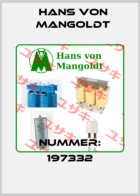 Nummer: 197332 Hans von Mangoldt