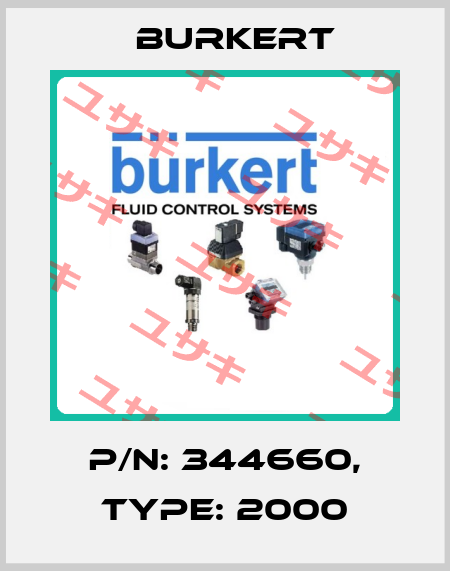 P/N: 344660, Type: 2000 Burkert