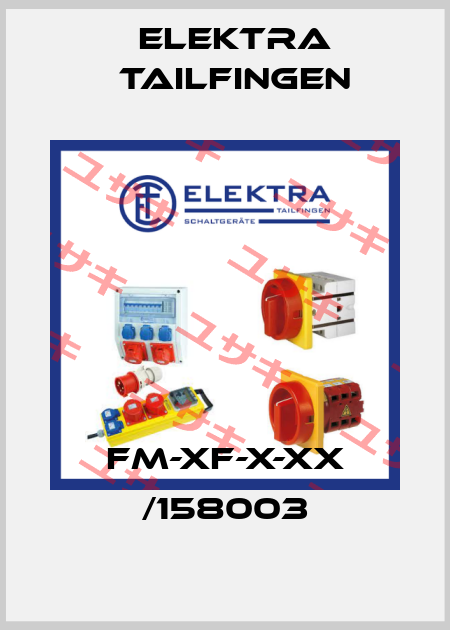 FM-XF-X-XX /158003 Elektra Tailfingen