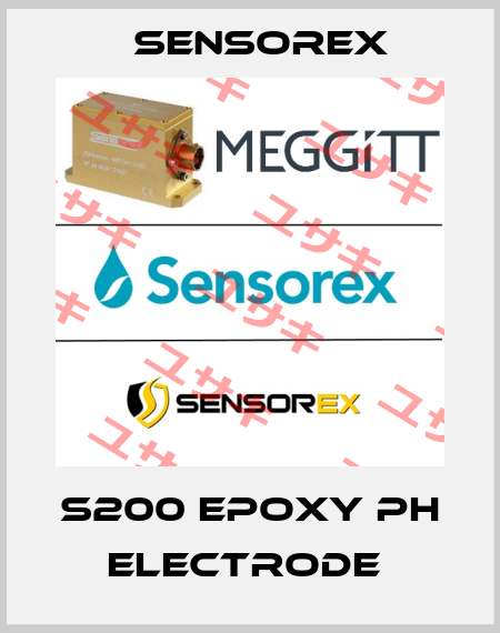 S200 EPOXY PH ELECTRODE  Sensorex