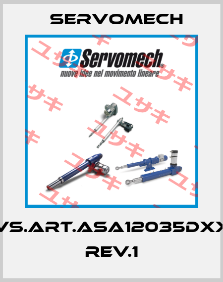 VS.ART.ASA12035DXX REV.1 Servomech