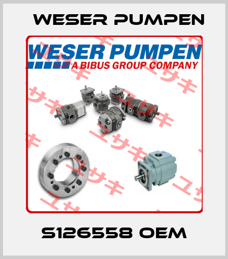 S126558 OEM Weser Pumpen