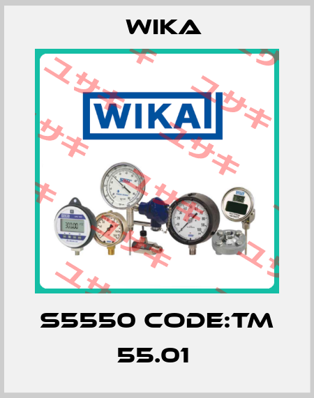 S5550 CODE:TM 55.01  Wika