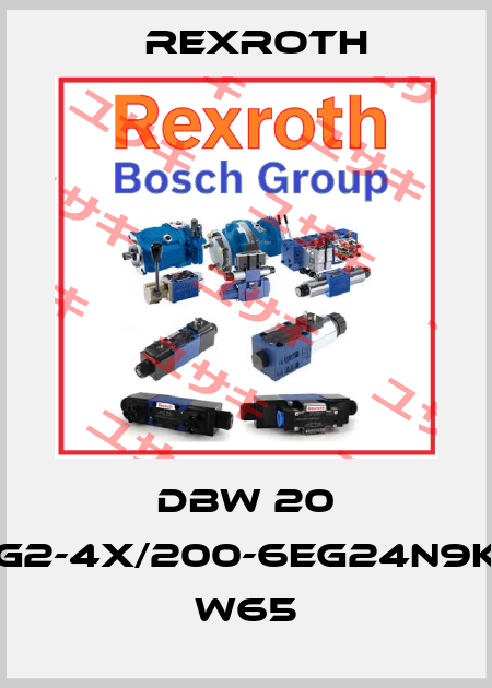 DBW 20 BG2-4X/200-6EG24N9K4 W65 Rexroth