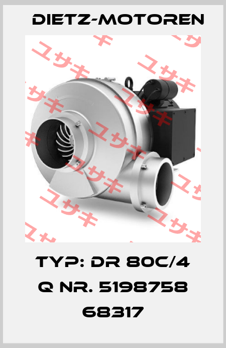 Typ: DR 80C/4 Q Nr. 5198758 68317 Dietz-Motoren