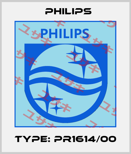 Type: PR1614/00 Philips