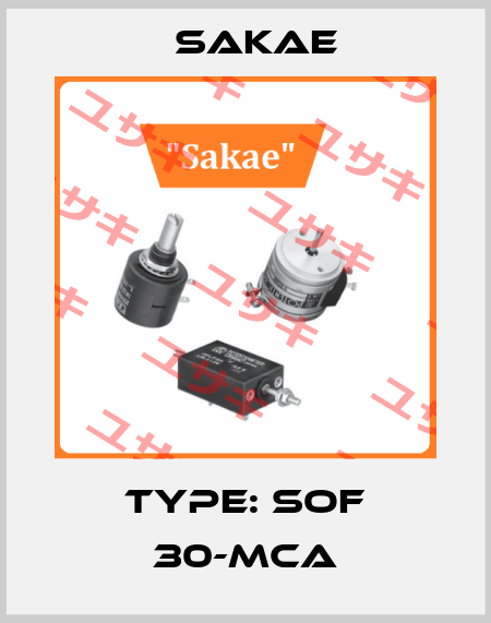 Type: SOF 30-MCA Sakae