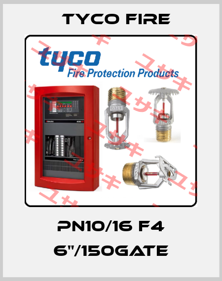 PN10/16 F4 6"/150GATE Tyco Fire