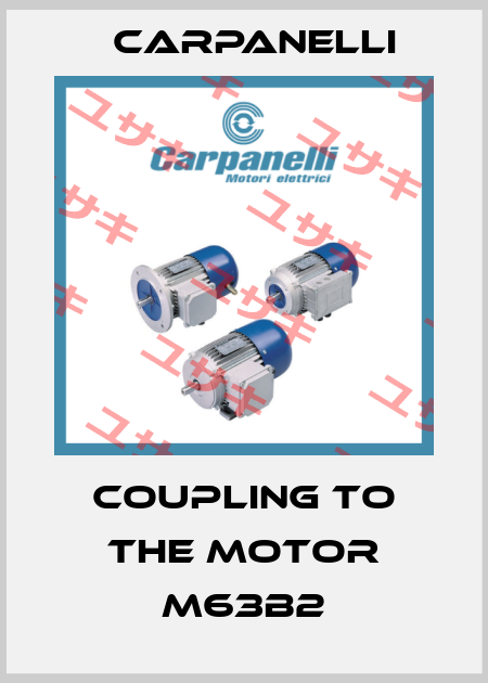 coupling to the motor m63b2 Carpanelli