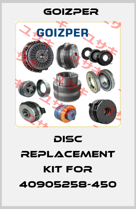 Disc replacement kit for 40905258-450 Goizper