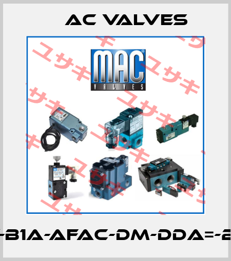 MV-B1A-AFAC-DM-DDA=-2BP МAC Valves