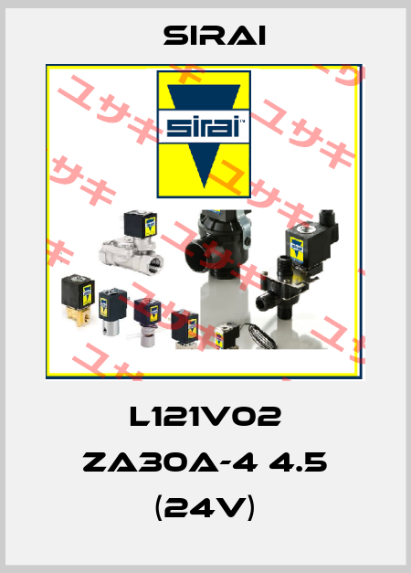 L121V02 ZA30A-4 4.5 (24v) Sirai