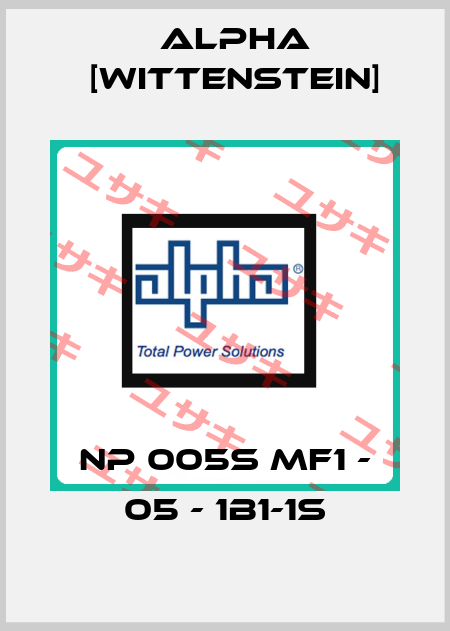 NP 005S MF1 - 05 - 1B1-1S Alpha [Wittenstein]