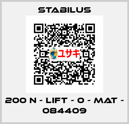 200 N - LIFT - 0 - MAT - 084409 Stabilus