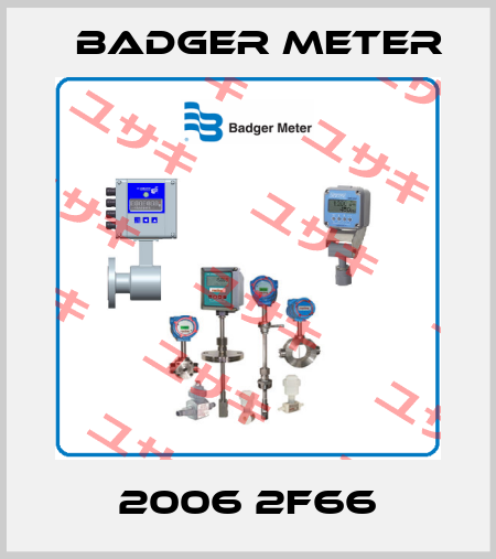 2006 2F66 Badger Meter