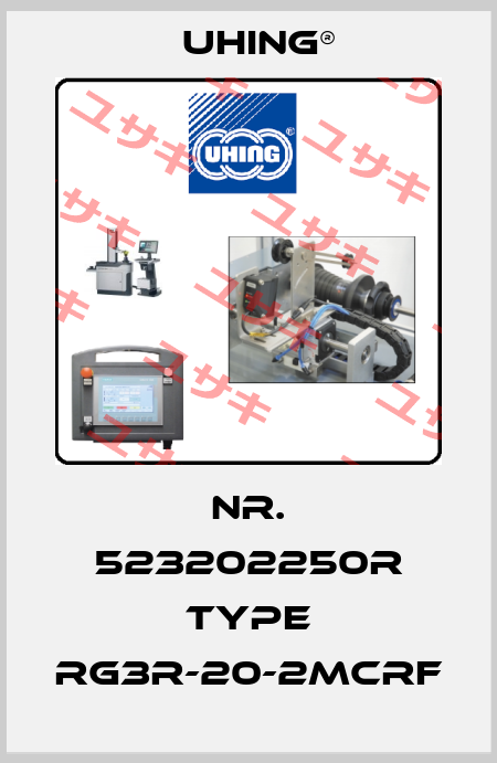 Nr. 523202250R Type RG3R-20-2MCRF Uhing®