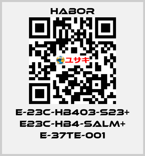 E-23C-HB403-S23+ E23C-HB4-SALM+ E-37TE-001 Habor