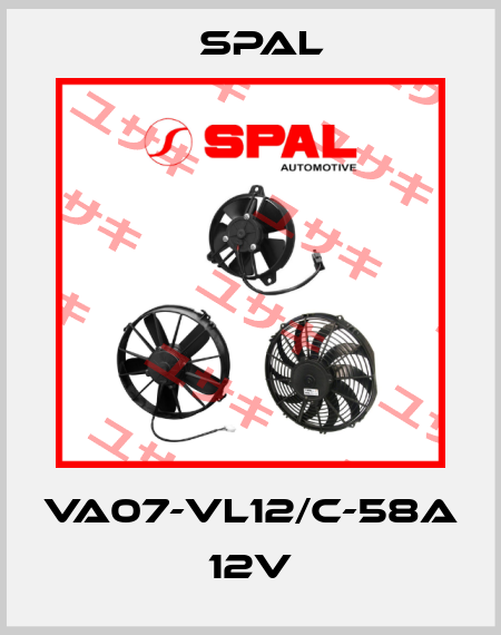 VA07-VL12/C-58A 12V SPAL