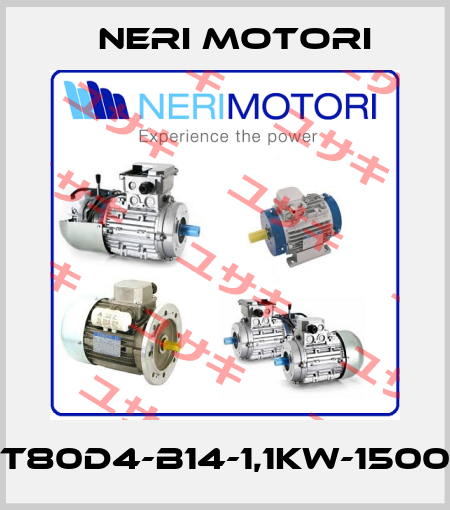 T80D4-B14-1,1kW-1500 Neri Motori