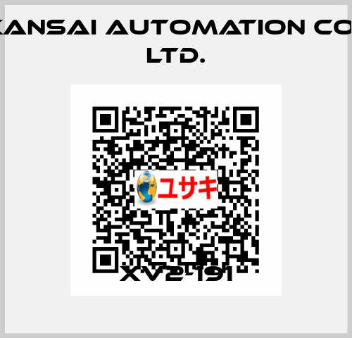 XV2-191 KANSAI Automation Co., Ltd.
