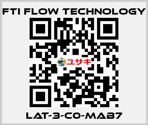 LAT-3-C0-MAB7 Fti Flow Technology