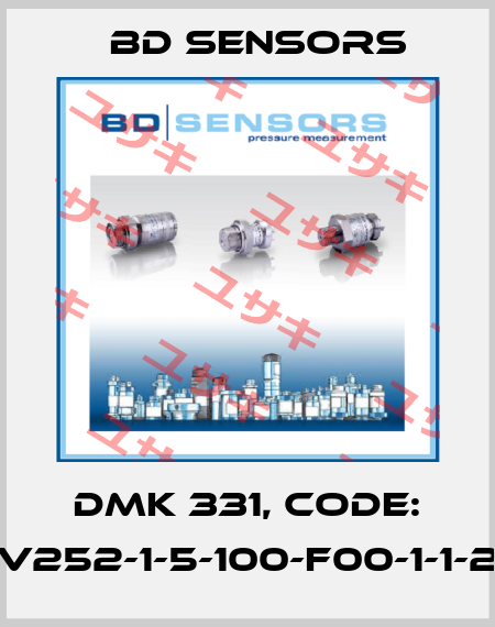 DMK 331, Code: 250-V252-1-5-100-F00-1-1-2-000 Bd Sensors