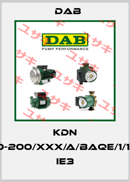 KDN 100-200/XXX/A/BAQE/1/11/4 IE3 DAB