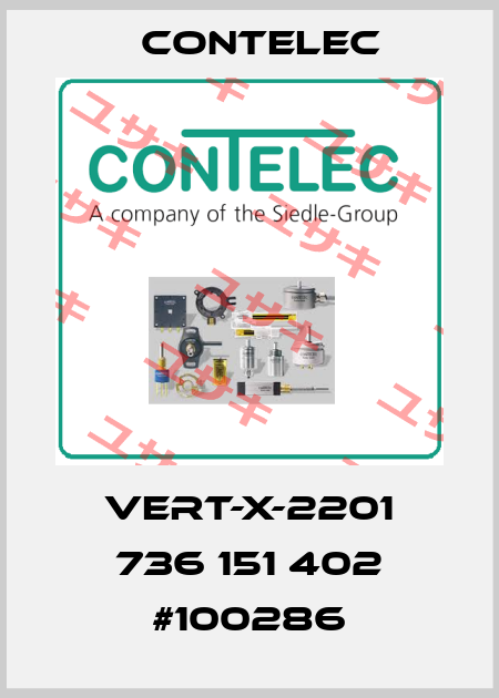 VERT-X-2201 736 151 402 #100286 Contelec