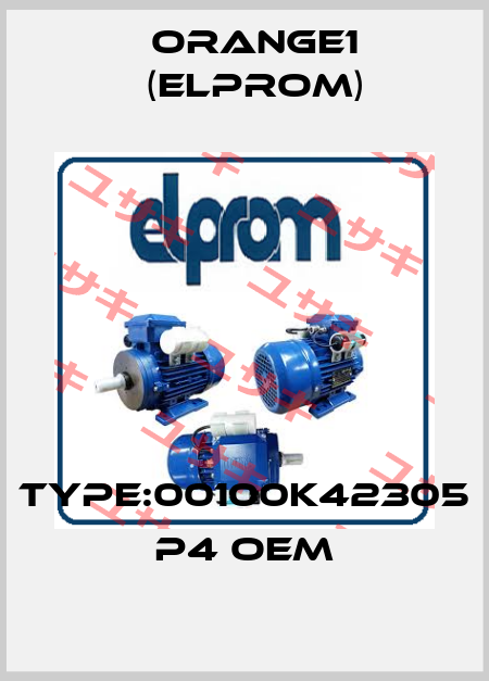 Type:00100K42305 P4 OEM ORANGE1 (Elprom)