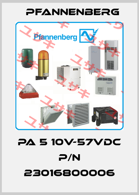 PA 5 10V-57VDC P/N 23016800006 Pfannenberg