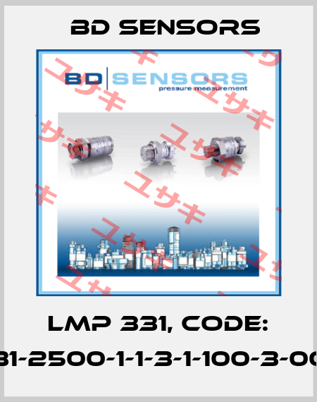 LMP 331, Code: 431-2500-1-1-3-1-100-3-000 Bd Sensors