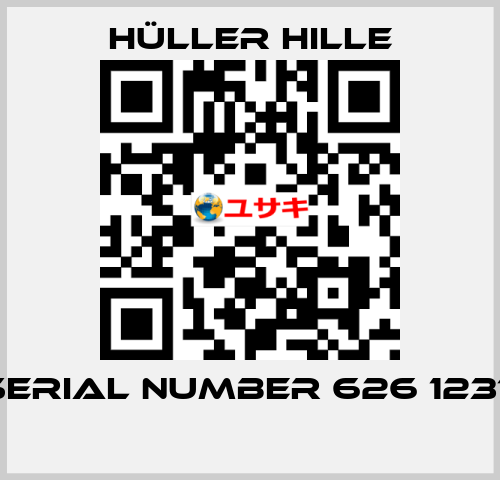 SERIAL NUMBER 626 1237  Hüller Hille