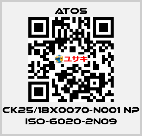 CK25/18X0070-N001 NP ISO-6020-2N09 Atos